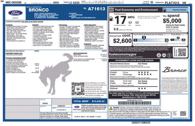 2023 Ford Bronco Heritage Limited Edition