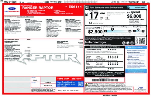 2026 Ford Ranger Raptor