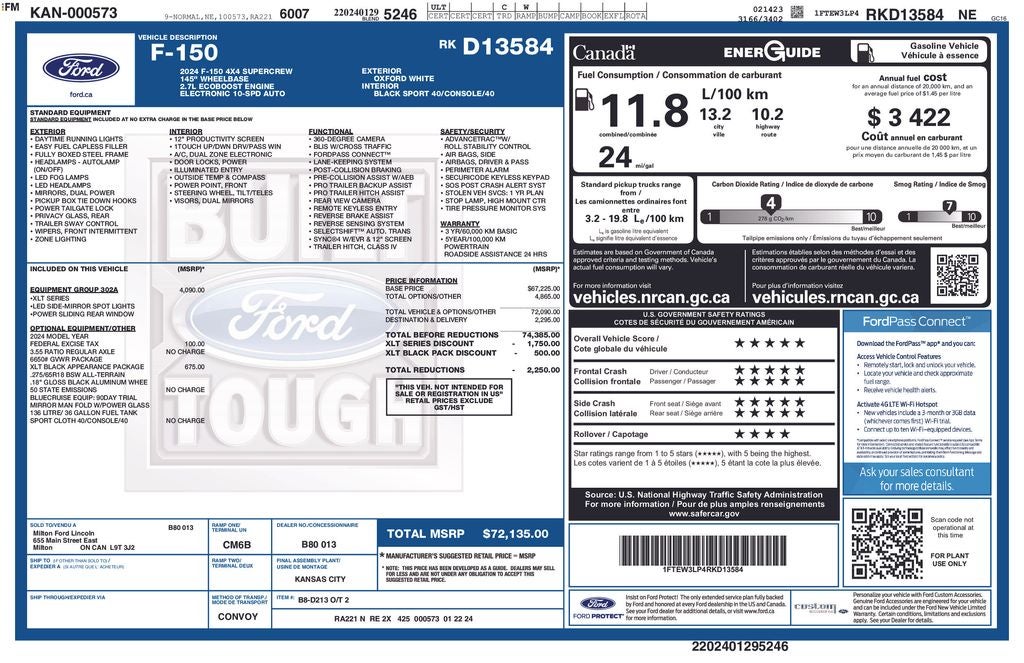 2024 Ford F-150 XLT
