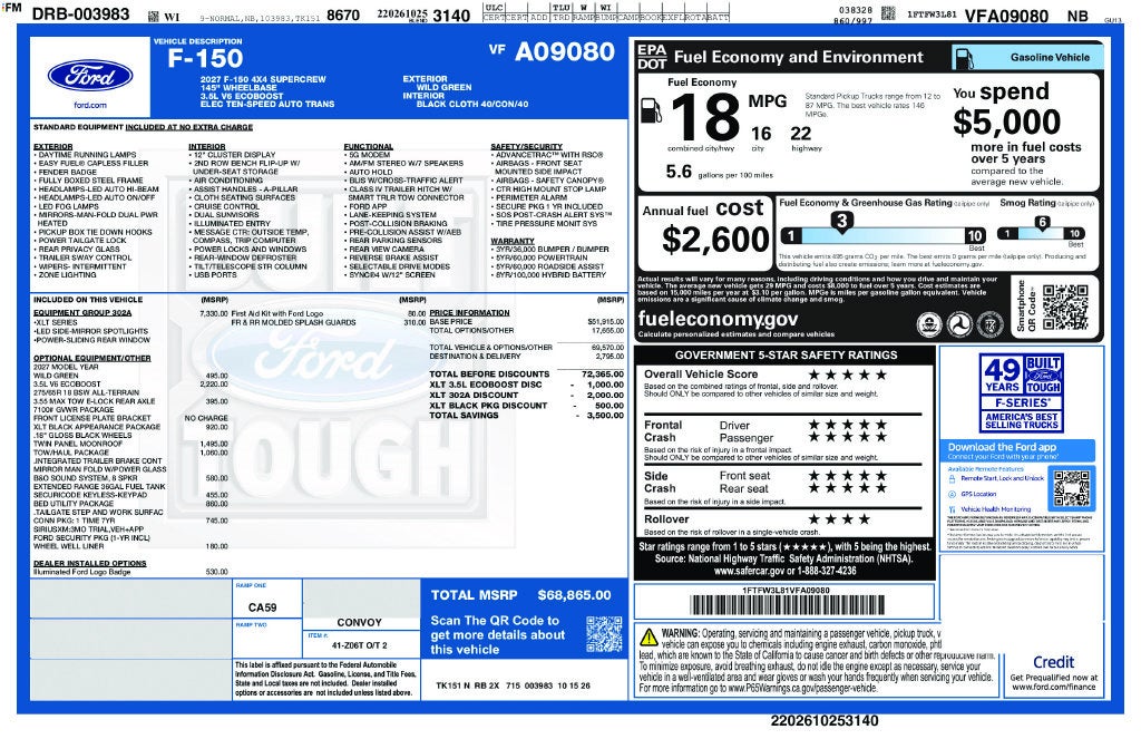 2027 Ford F-150 XLT