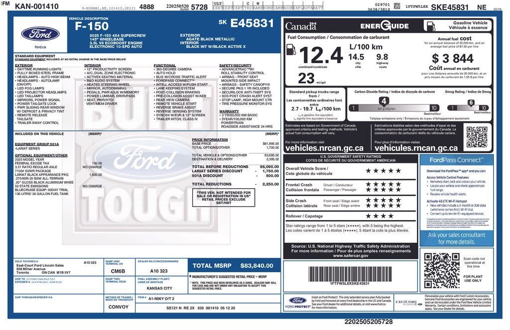 2025 Ford F-150 Lariat