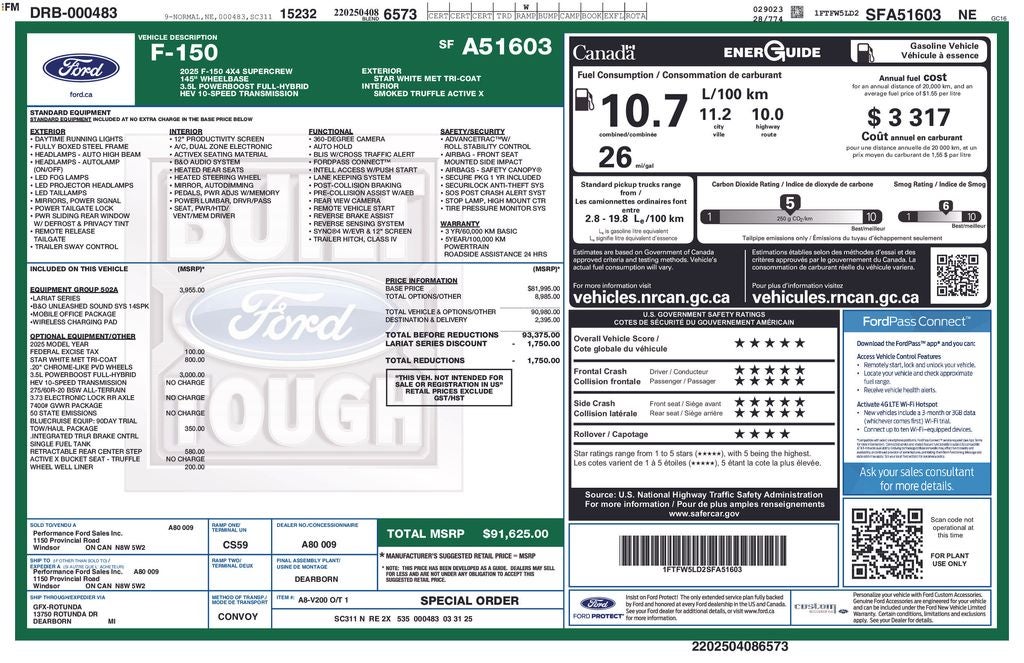 2025 Ford F-150 Lariat