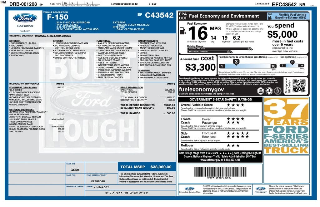 2014 Ford F-150 XLT