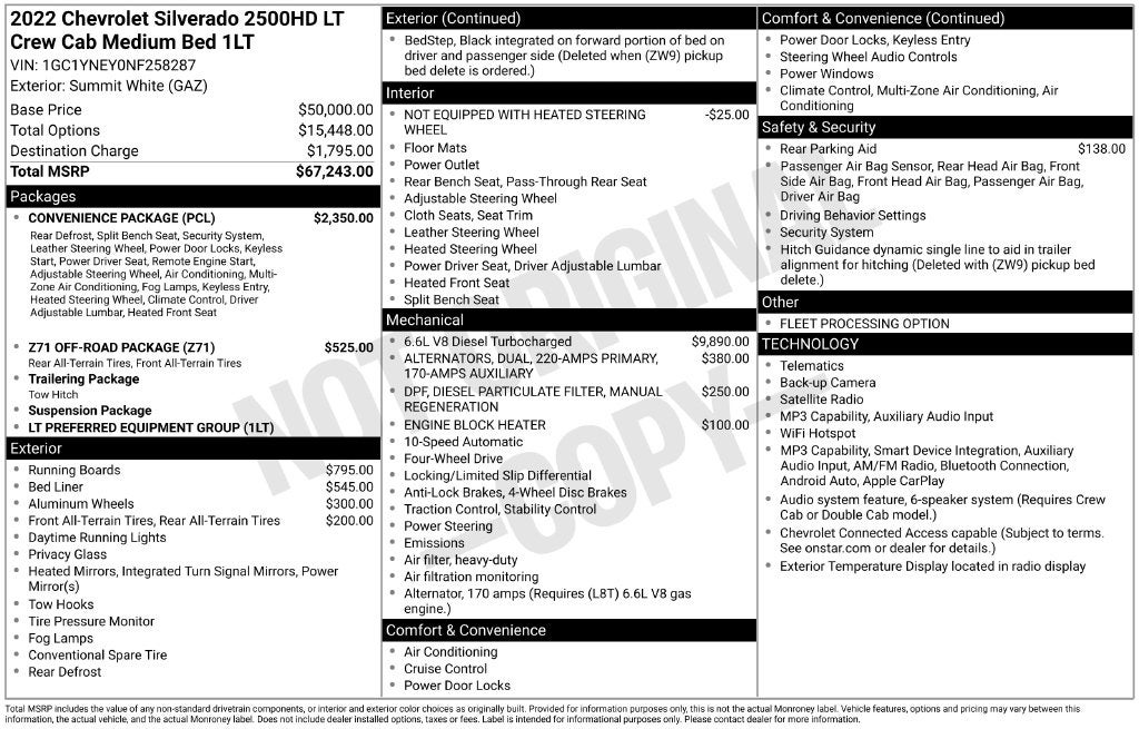 2022 Chevrolet Silverado 2500HD LT
