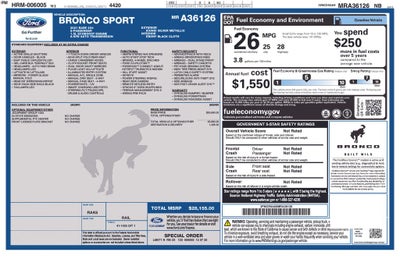 2021 Ford Bronco Sport Base