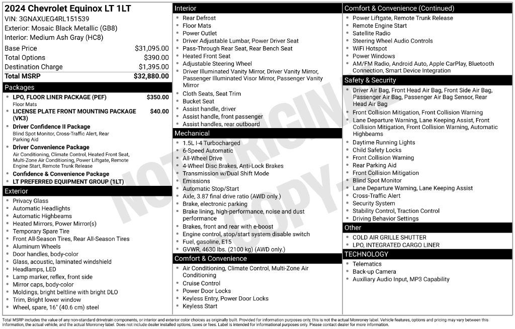 2024 Chevrolet Equinox LT