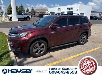2019 Toyota Highlander Hybrid Limited Platinum