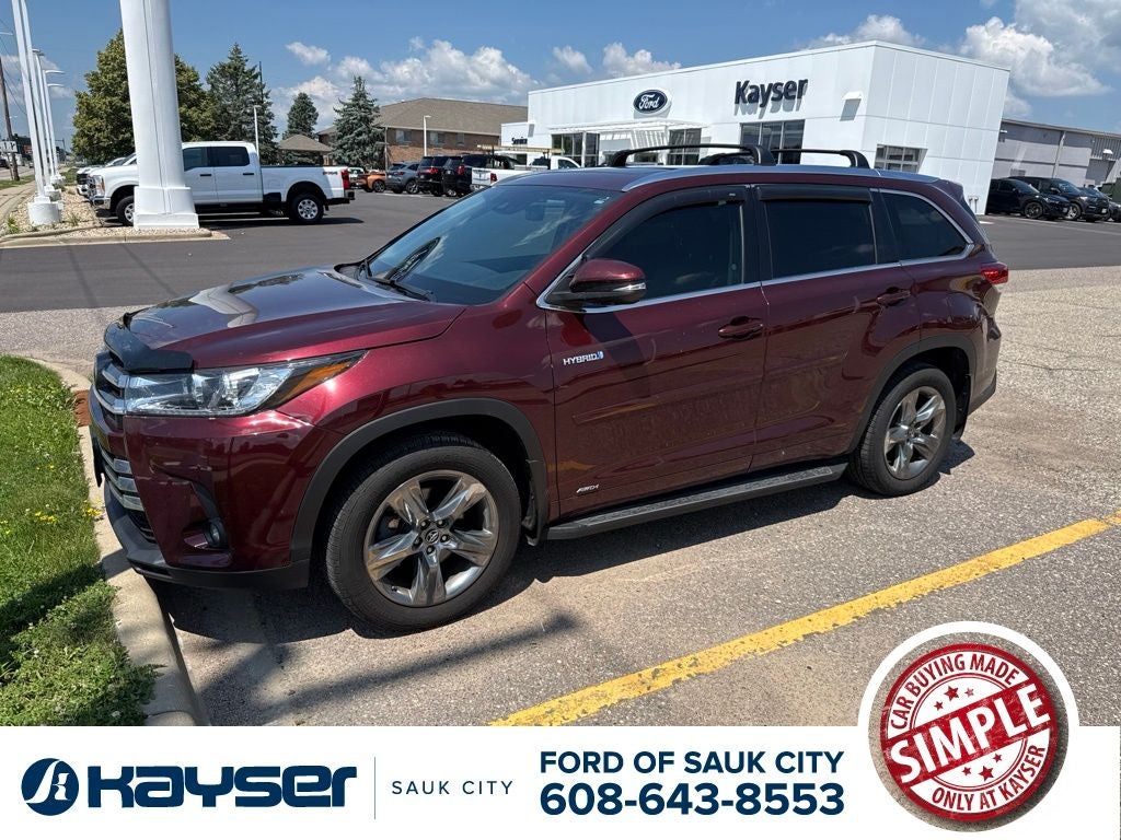 2019 Toyota Highlander Hybrid Limited Platinum