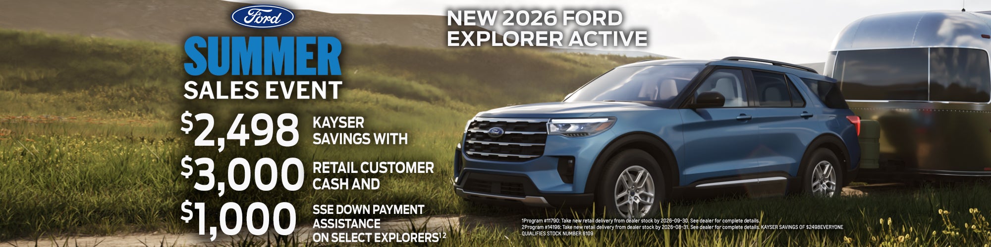 New 2026 Ford Explorer Active