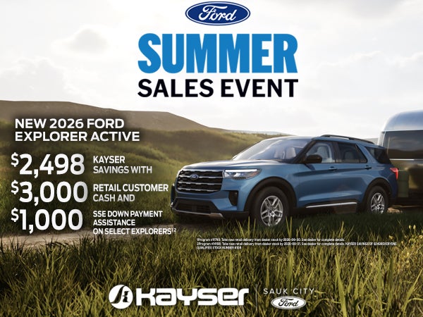 New 2026 Ford Explorer Active