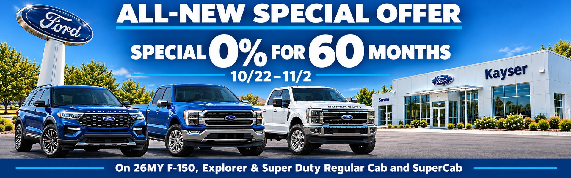 0% APR for 60 Months 