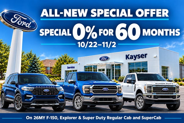 0% APR for 60 Months 