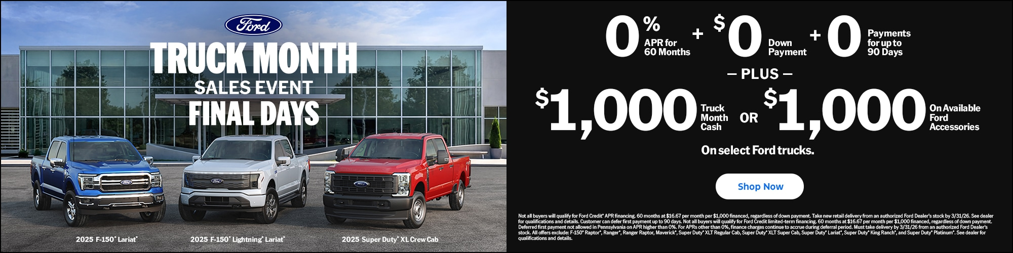 Truck Month Sales Event Final Days at Kayser Ford of Sauk City Sauk City WI