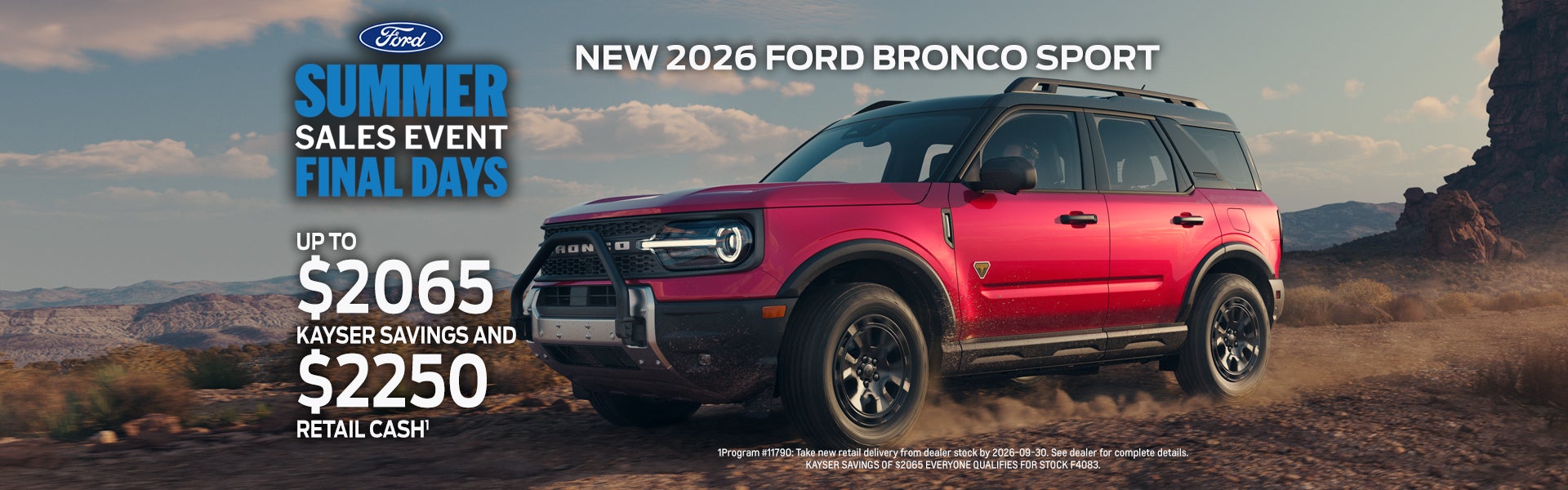 2026 Ford Bronco Sport