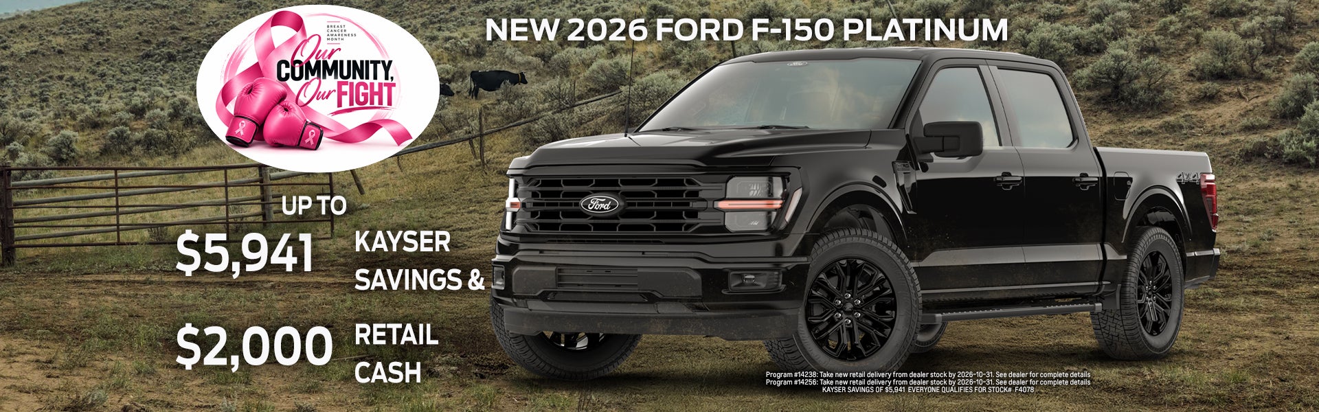 New 2026 Ford F150 Platinum