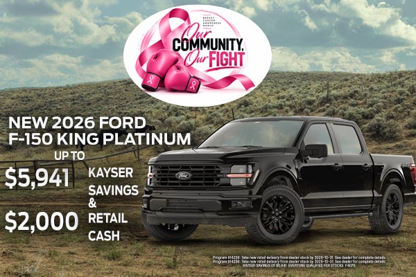 New 2026 Ford F150 Platinum