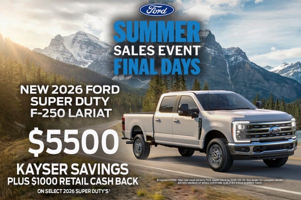 2026 Ford F250 Lariat